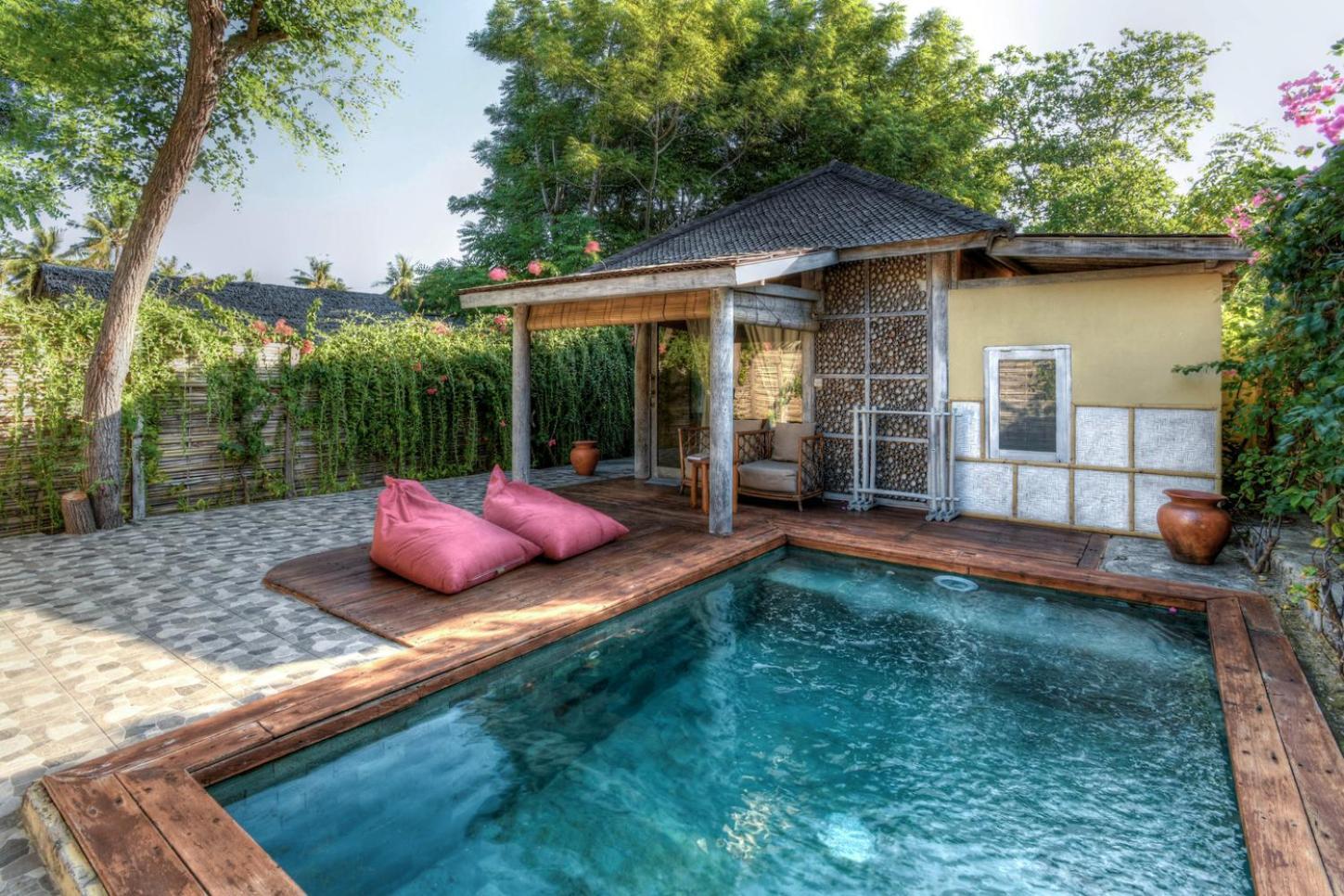Les Villas Ottalia Yoga & Diving, Gili Meno Zewnętrze zdjęcie