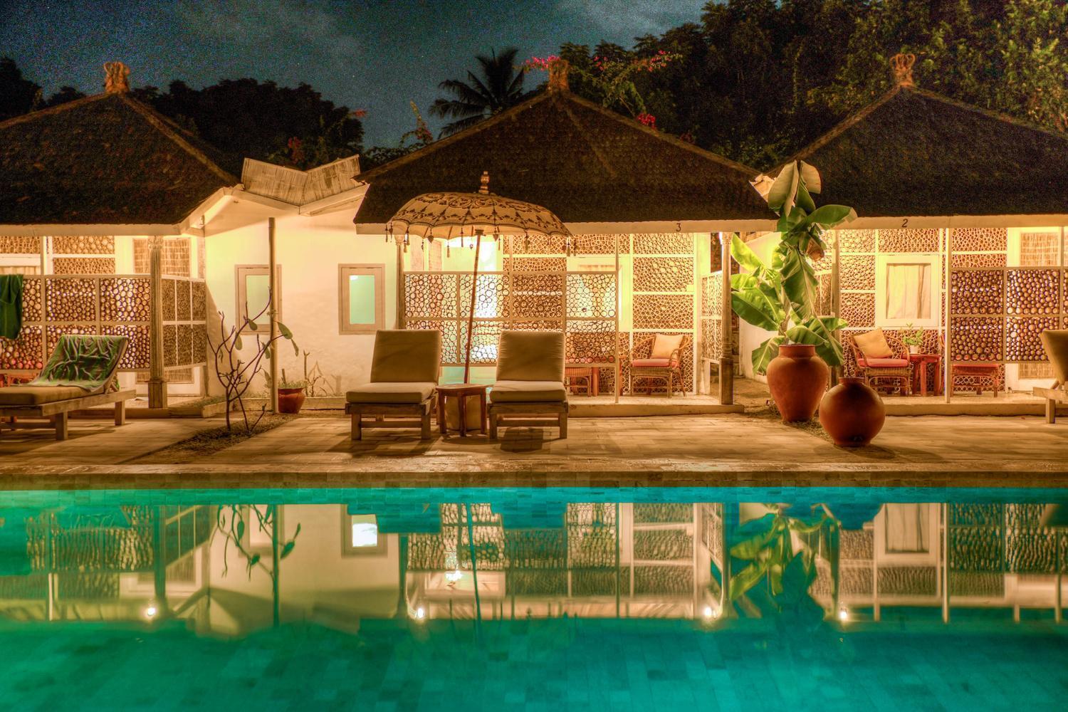 Les Villas Ottalia Yoga & Diving, Gili Meno Zewnętrze zdjęcie